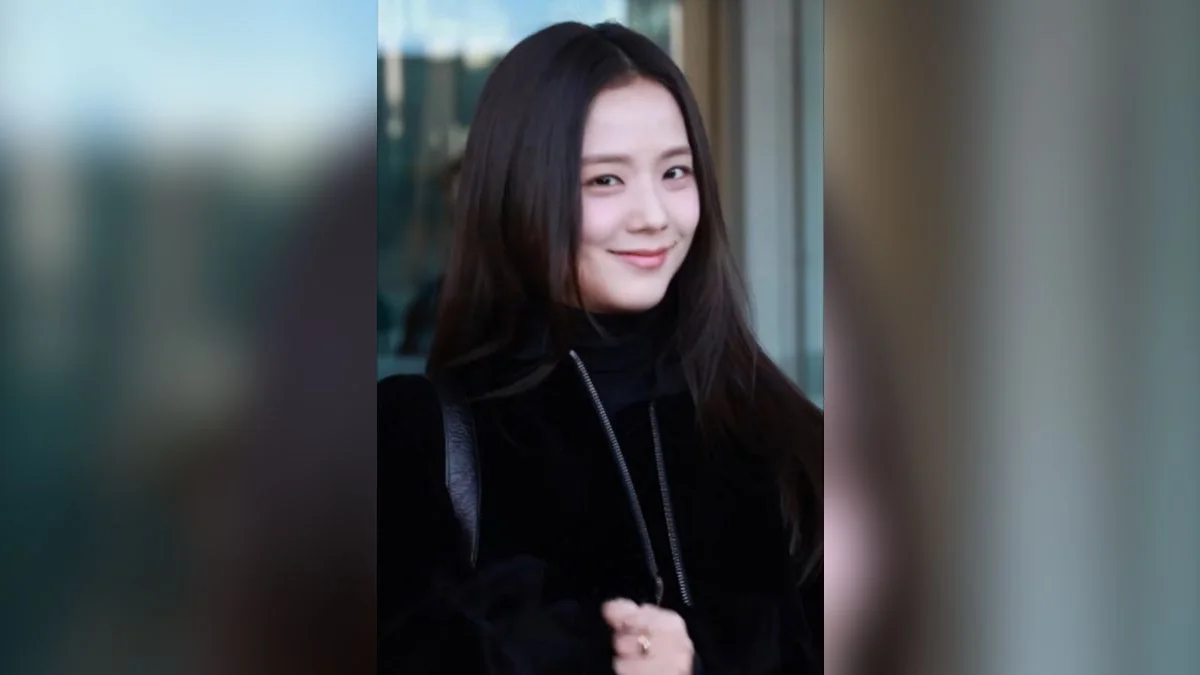 JISOO at Incheon International Airport in January 2025