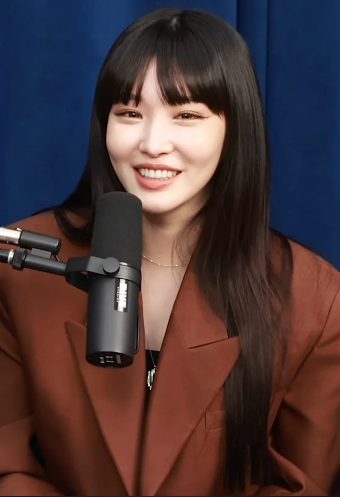 CHUNG HA during a February 2024 interview at DIVE Studios