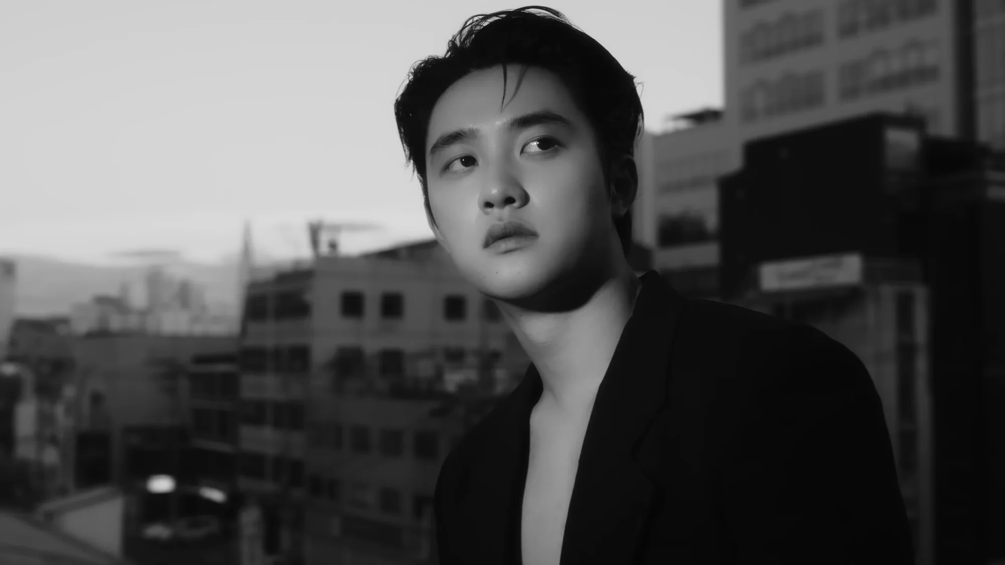 D.O. during a Marie Claire Korea video shoot in July 2023