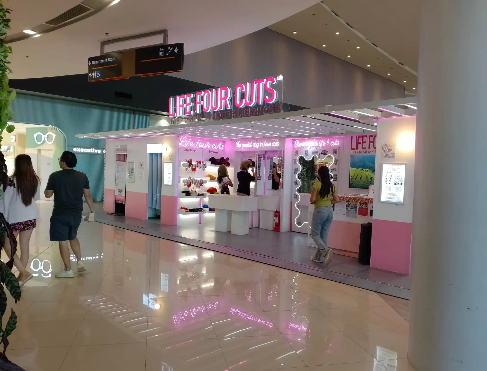 A Life For Cuts Korean-style photo studio storefront in Cebu