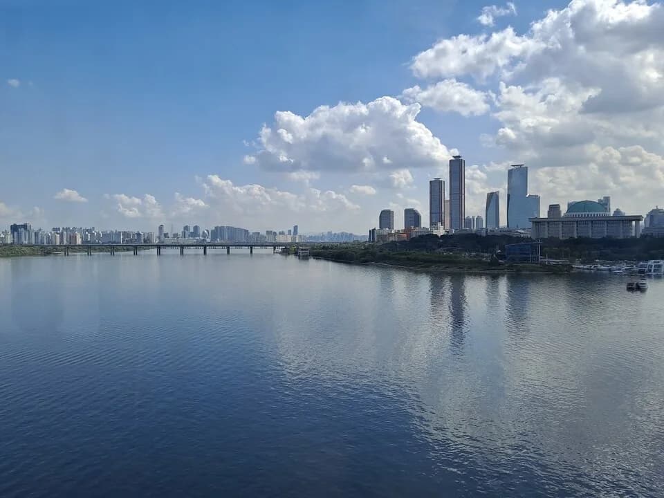 The Han River in Seoul, the source water for the city’s Arisu supply