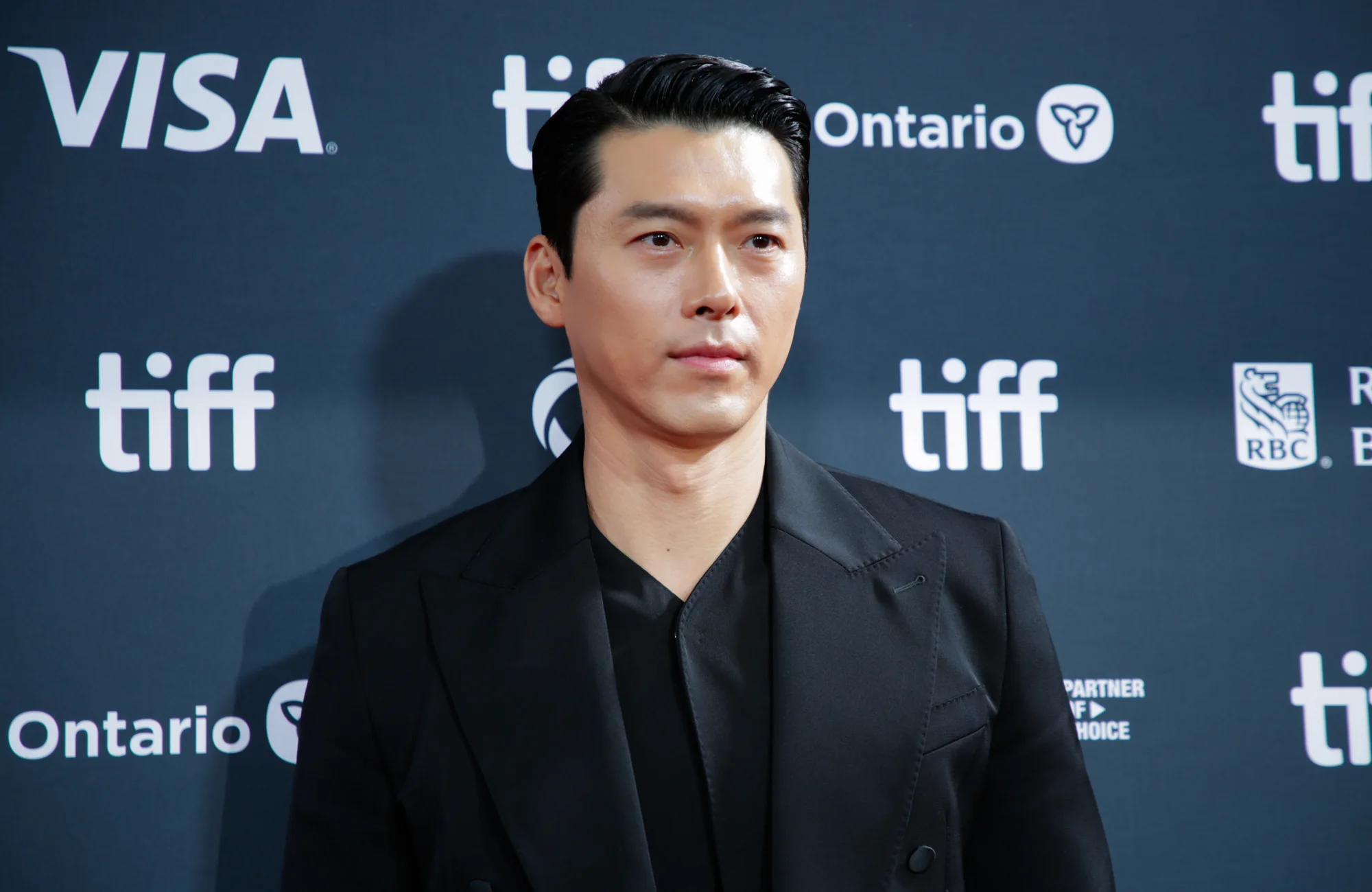 Hyun Bin on the red carpet at the Toronto International Film Festival in September 2024